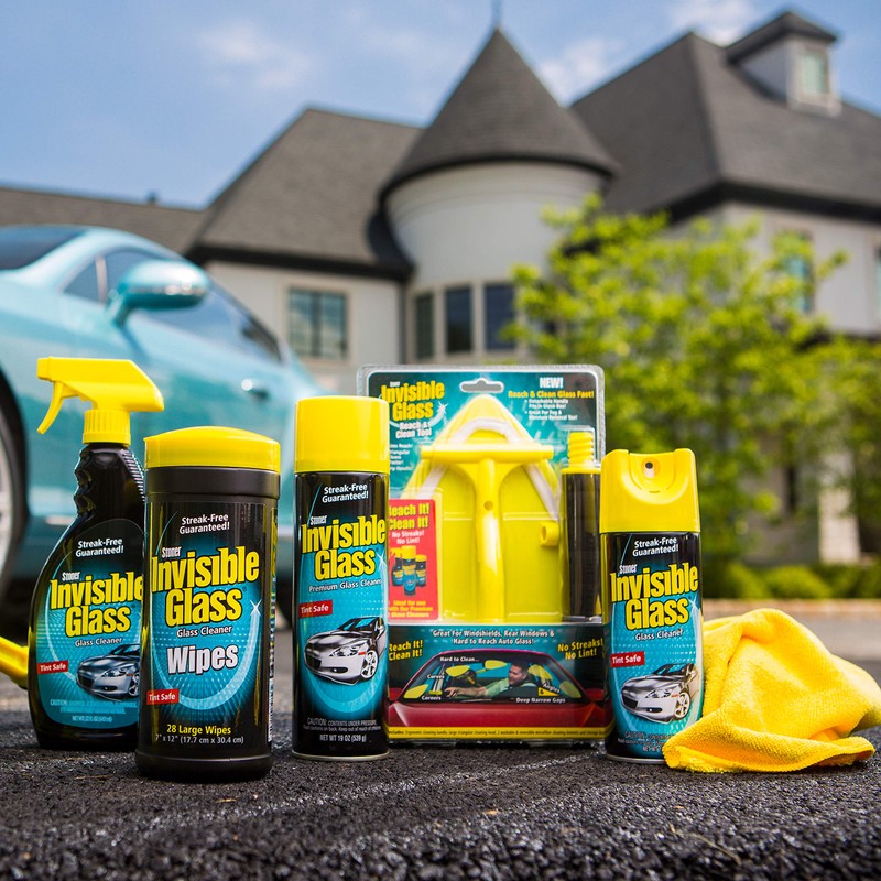 Invisible Glass 91163-5PK Premium Aerosol Glass Cleaner Spray for Car