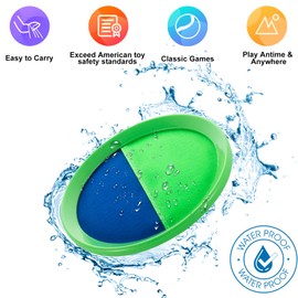 Weehoey Beach Toys - Kids Toys - Outdoor Games for Kids, Toss and Catch Ball Set with 6 Paddles 3 Balls, Gifts for 3 4 5 6 7 8+ Year Old Boys Girls Christmas Birthday, Back to School Supplies