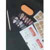 Streetlight handmade nail tips - Short C curve coffin /