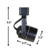 Direct-Lighting 50154 Black GU10 Line Voltage Track Lighting Head -