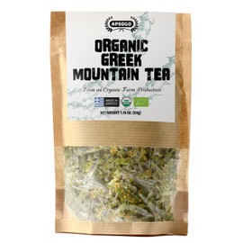 APSOGO Organic Greek Mountain Tea - Premium Quality & Excellent Taste - 1.76oz Loose Leaf