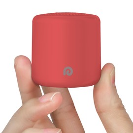 Dreamegg Travel White Noise Machine - Portable for Baby Adults, 16 Nature Sounds, Timer, Sleeping Gift, Red