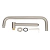 Shower Head Extension with Flange S Shape Shower Arm Wall