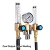 BETOOLL Argon/CO2 MIG TIG Flow meter Gas Regulator Gauge 0-60