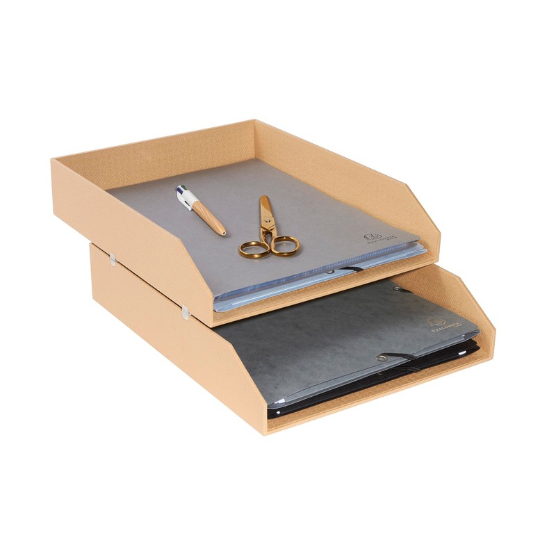 Exacompta 14602E Office By Me Letter Trays Recycled Cardboard DIN