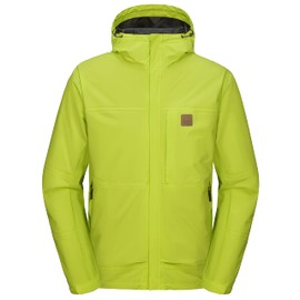 Little Donkey Andy Men's Waterproof Rain Jacket Windproof Light Jacket, Breathable Outdoor Rain Shell with Hood (Love Bird M)