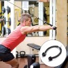 Cuerda de Tríceps Tzawhst 70cm Antideslizante Negro de Acero para
