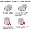 12 Pcs Neodymium Magnet 30x5mm Heavy Duty Strong Magnetism Round