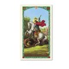 H HOLLY LINES St. George Laminated Prayer Cards Set of