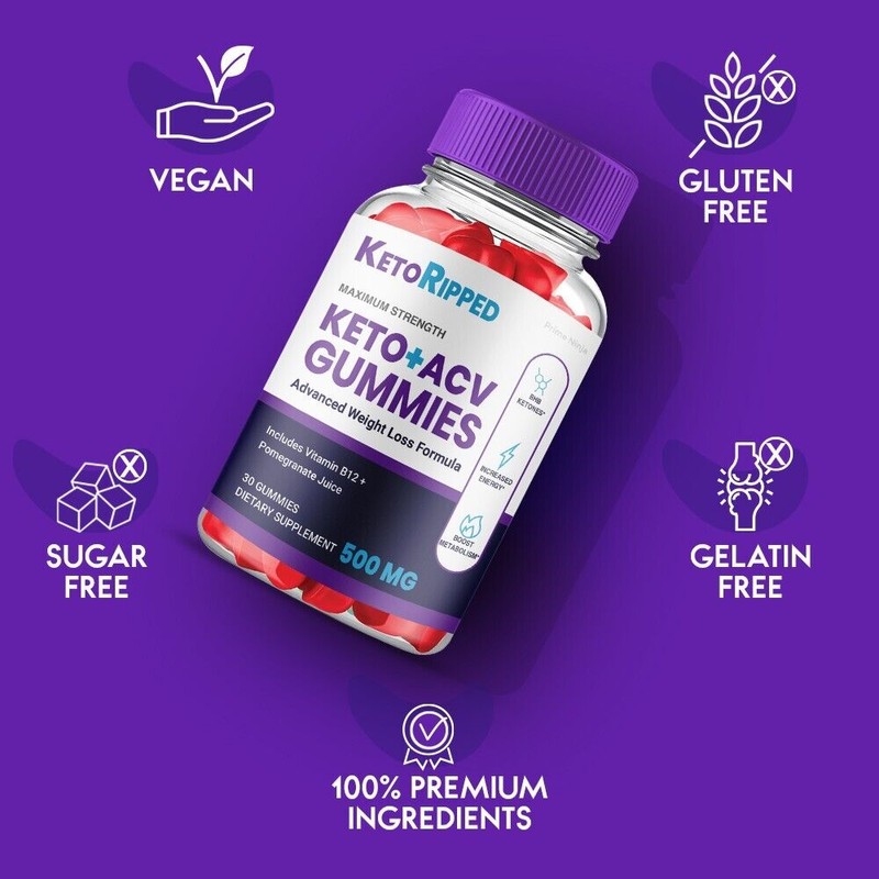 Keto Ripped ACV Gummies, Keto Ripped Gummies Maximum Strength (3