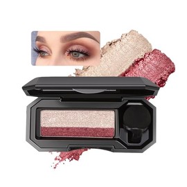 Sombra de Ojos de Doble Color,Paleta de Maquillaje de Ojos de Alto Pigmento                                                                           