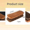 QIANSSE Premium Horsehair Leather Brush