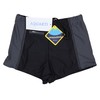 Aquarti Men's Swimming Trunks with Zip Pocket Swimming Shorts, black/grey