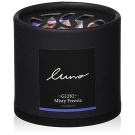 Carmate G1282 Runo Homme Forest Gel Air Freshener for Cars, Standing Type, Misty Freesia, 2.8 oz (80 g)