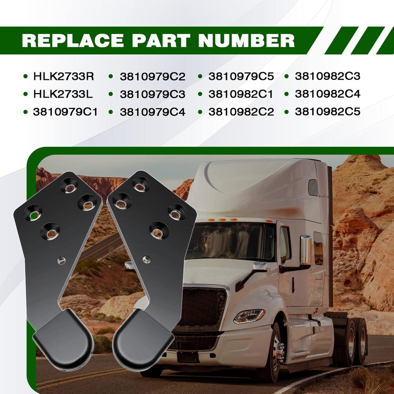 Poly Hood Guide LH Driver Side and RH Passenger Side