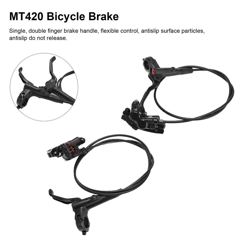 MEROCA M4 Bike Hydraulic Disc Brake 4 Piston Caliper MT420