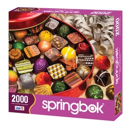 Springbok's 2000 Piece Jigsaw Puzzle Tin of Treats - Made in USA