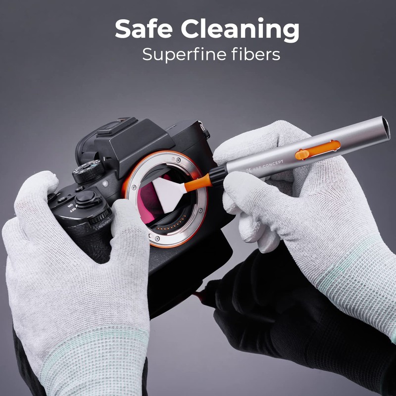 Minadax KF Cleaning Set for Camera, Sensor, Headphones, 6 Full