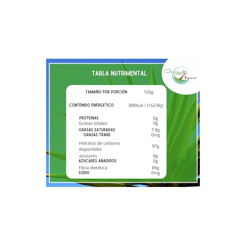 Inulina de Agave en Polvo 250 g, Green House