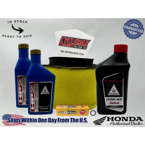 Honda Cyclemax FS HP2 Premix Racing Oil & Tune-Up Kit
