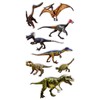 Set of Colourful Dinosaur Stickers for Children