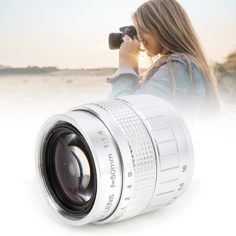 50mm F1.4 C Mount Lens Used with Adapter Ring for