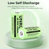 UNROEVS 2 Pack 3.7V 18350 Battery Rechargeable 1500 mAh High