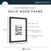MCS Master & Co. 11x14 Gallery Wood Frame, Display Pictures