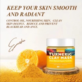 Envisha  Mascarilla Blanqueadora  Facial De Turmeric, Envisha