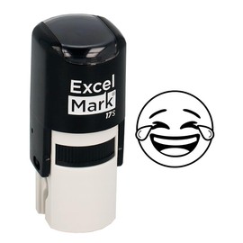 ExcelMark Sello redondo de emoji para profesor, lágrimas riendas