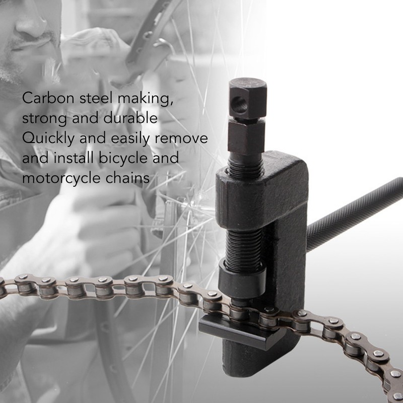 Bike Chain Cutter Tool Carbon Steel Universal Chain Breaker Remover