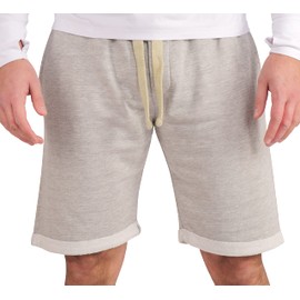 Gennadi Hoppe Men's Shorts Cotton Summer Shorty, light grey