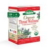 Tadin Organic Throat Wellness Tea, Caffeine Free Herbal Tea for