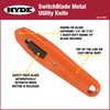 HYDE 42065 Switchblade Professional Safety Knife, Orange, 5/16 to 3/8-inch