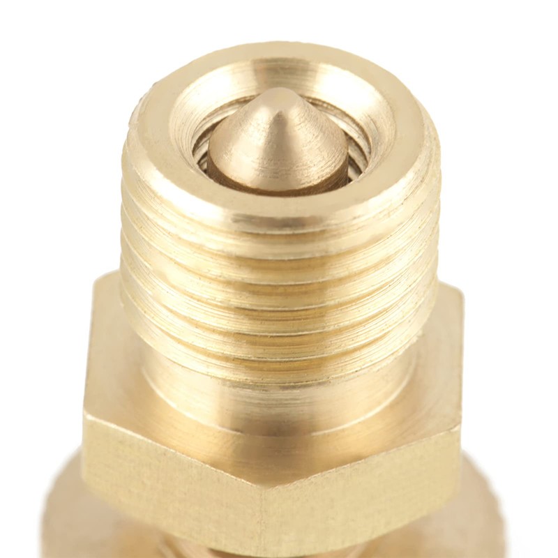 1 Piece Brass Bleed Valve Screw High Pressure Electric Pump