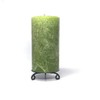 Pear Green Rustic Unscented Pillar Candle - Choose Size -