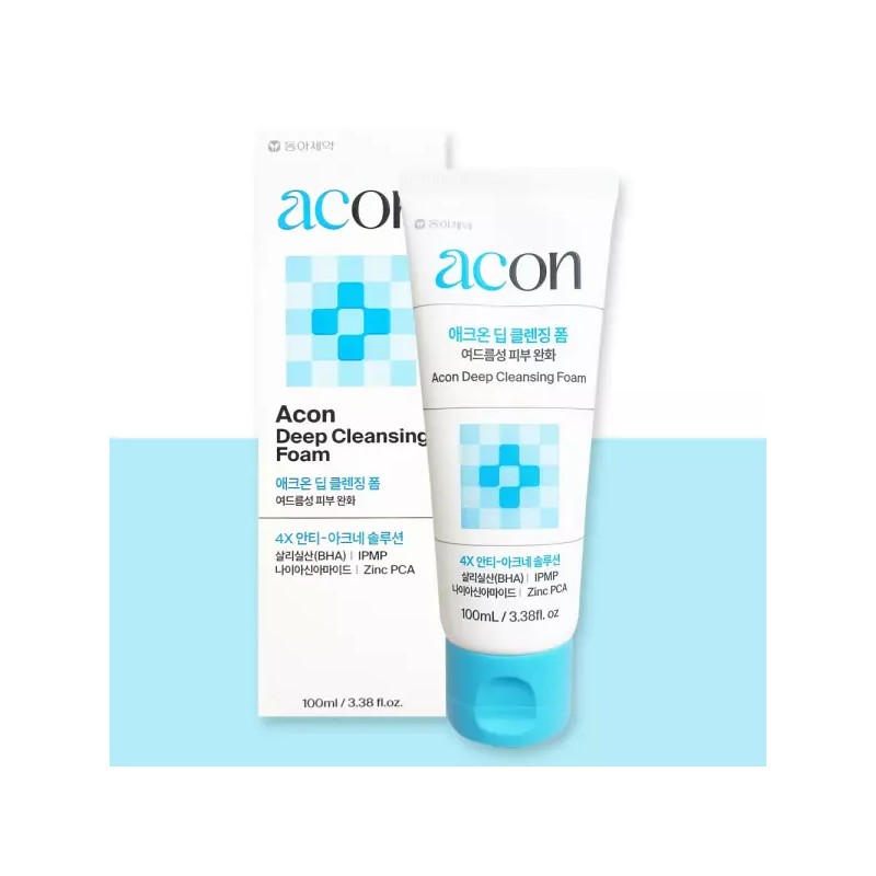 Aekon 애크온 딥 클렌징 폼 100ml / 저자극 여드름 피부