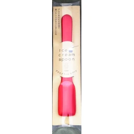 Katsuriki Shoji Playzant Aluminum Ice Cream Spoon, Red
