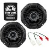 KICKER Speakers 4 inch for Jeep Wrangler JL 2018-2023 Upgrade