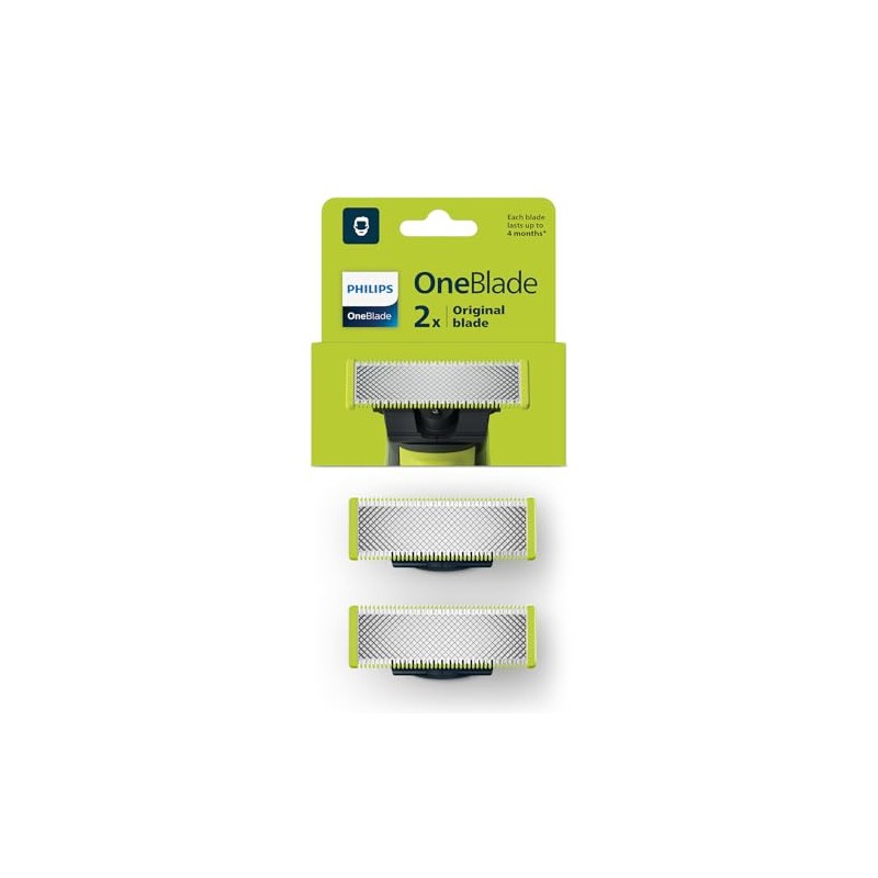 Philips Oneblade Replaceable Blade Pack of 2 Replaceable Blades, Qp220/51