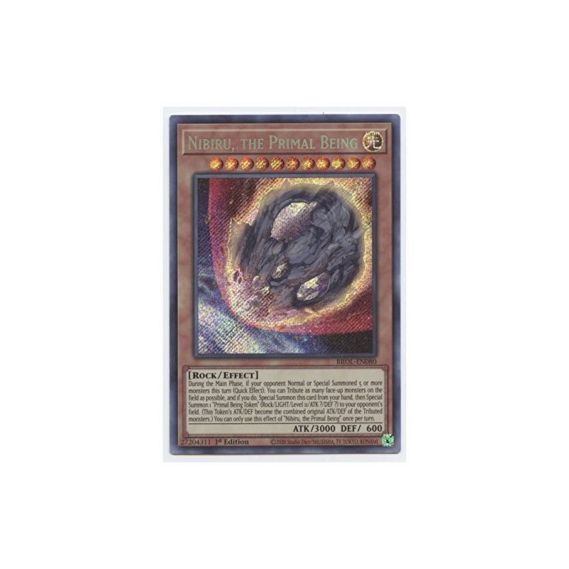 Nibiru, The Primal Being - BROL-EN080 - Secret Rare -