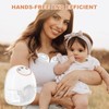 TOPCHANCES Hands Free Breast Pump,Wearable Breast Pump Electrical 4 Modes