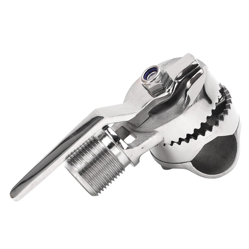 Marine VHF Antenna Mount Stainless Steel Adjustable Ratchet Mount for