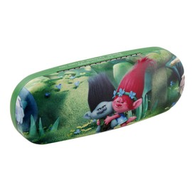 Troll’s Poppy and Branch Hard Shell Eyeglass Case Clamshell for Boys Girls Kids Small Frames
