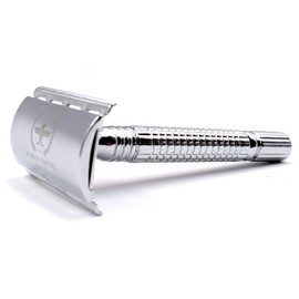 Roman Empire Shaving® Augustus Safety Razor - Elegant Safety Razor for Men and Women - Wet Razor Set Including 20 Razor Blades from Astra, Derby, Shark, Treet - Razor Set