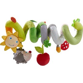 HABA 305131 Mobile Spiral Happiness, Baby Toy for Baby Seat, Cot and Buggy, with Many Toy Figures and Acoustic Effects, as a Gift for Birth and Christening