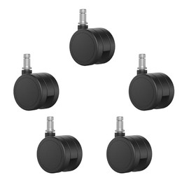 Union & Scale 55542 Workplace2.0 500 Series Soft Casters, 5-Pack (55542)