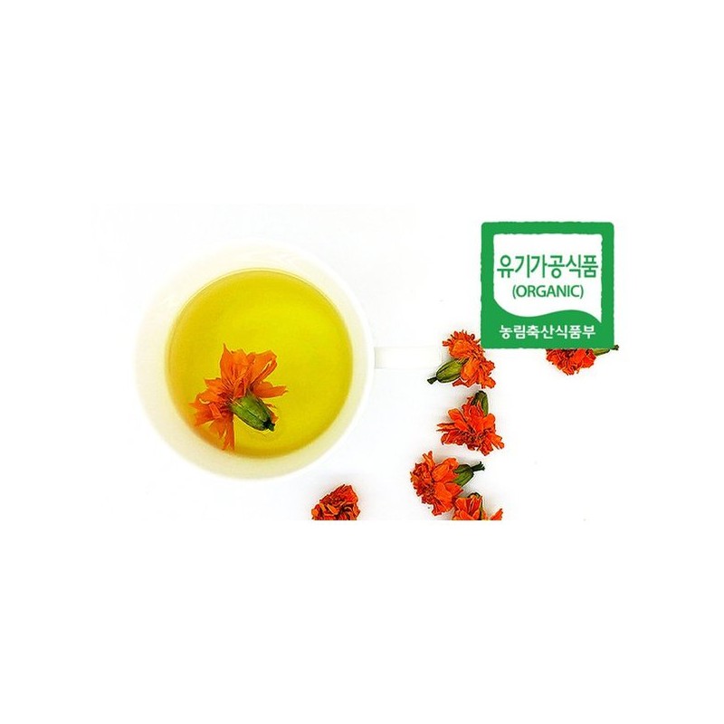 [유기농] 전남 여수 메리골드 꽃차 13g대 [Organic] Jeonnam Yeosu Marigold