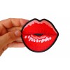 Ivamis Lips Blowing a Kiss Iron on Patch - 4x3.6