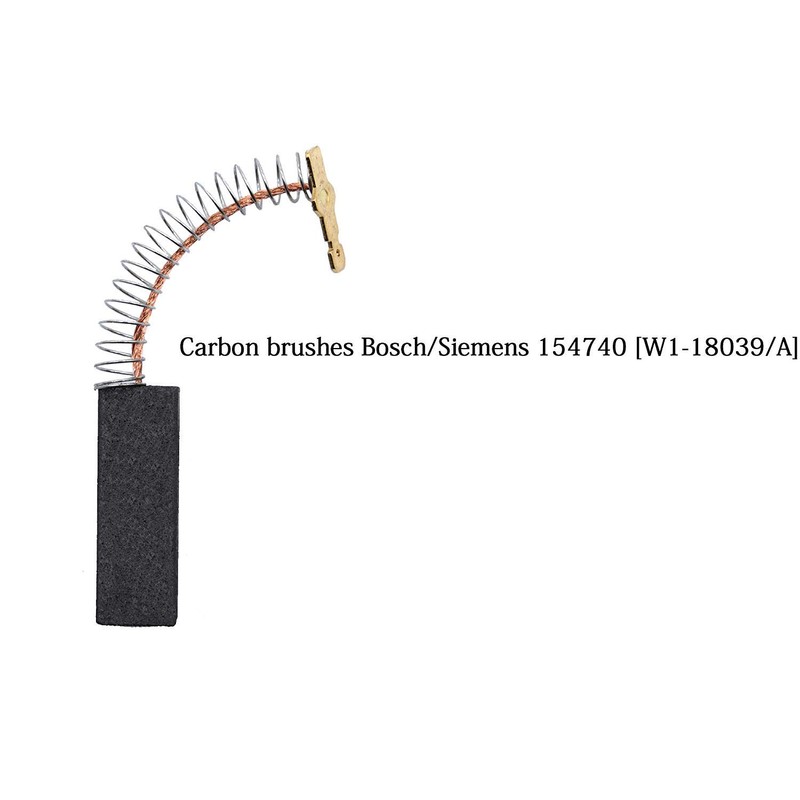 154740 Carbon Brushes Compatible Bosch Washing Machine Motor Laminated 00154740